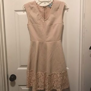 She & sky cream/beige dress